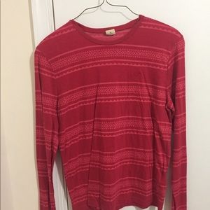 Stripe printed long sleeve